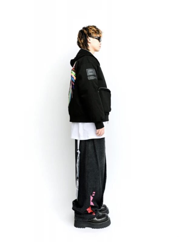 MOD WAVE MOVEMENT Chaqueta " BLACK CAPSULE " color negro