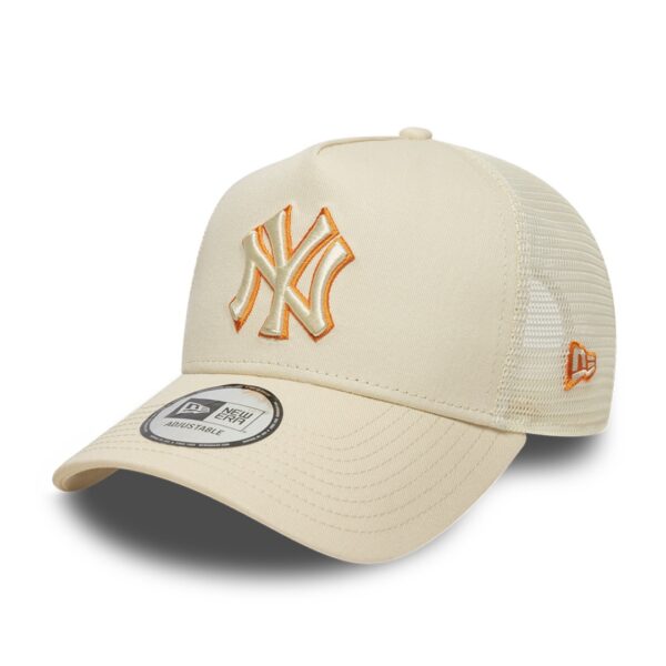 NEW ERAGorra"OUTLINE EF TRUCKER NEYYAN LTCTNO"color crudo