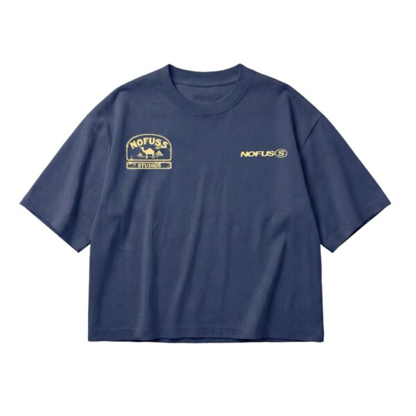 NOFUSSCamiseta"Camel Nofuss Tee"color azul lavado