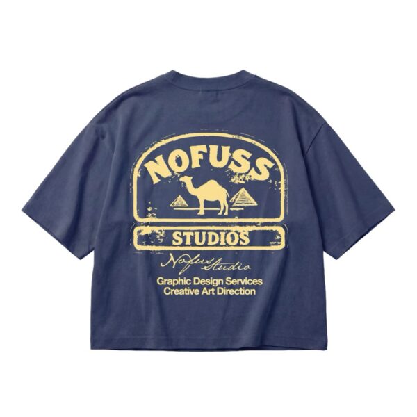 NOFUSSCamiseta"Camel Nofuss Tee"color azul lavado
