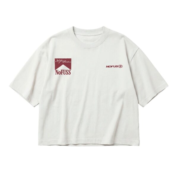 NOFUSSCamiseta"Malboro Nofuss Tee"color blanco-burdeos