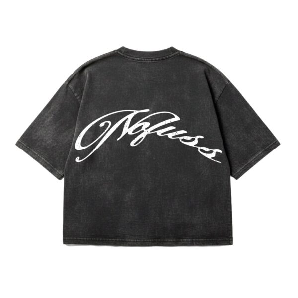 NOFUSSCamiseta"Nofuss VintageTee"color negro lavado