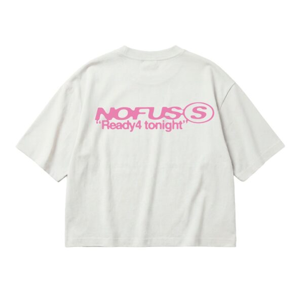 NOFUSSCamiseta"Tonight Tee"color blanco-rosa