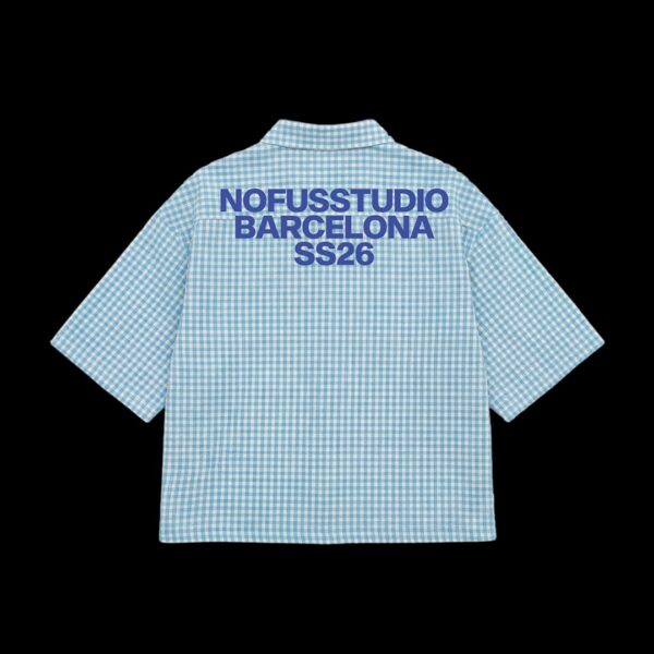NOFUSSCamisa"Essence Blue Shirt"cuadros azul