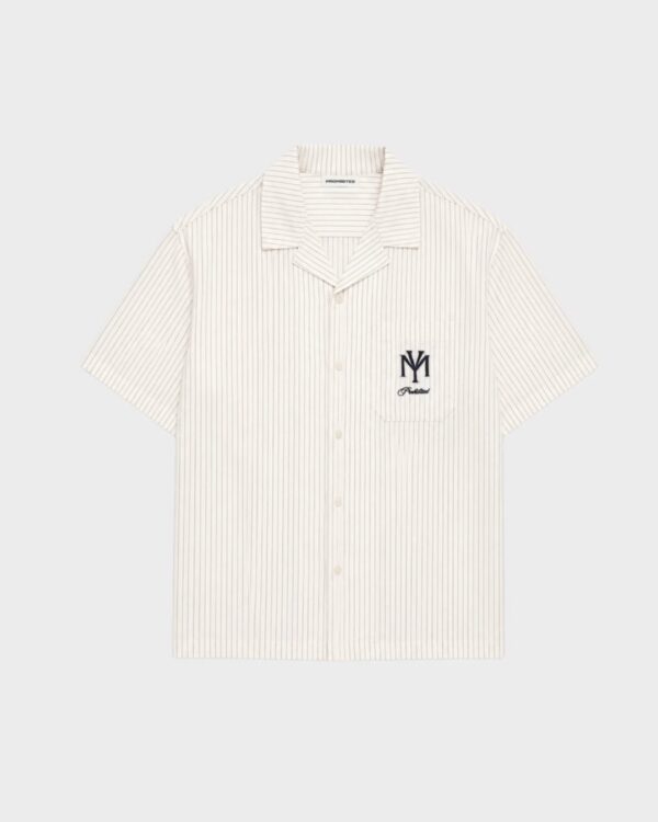PROHIBITEDCamisa"Dugout Shortsleeve Shirt"color crudo