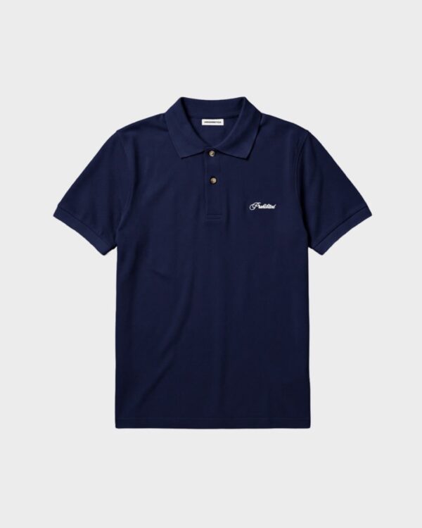 PROHIBITEDPolo"Hampton Polo Navy"color marino