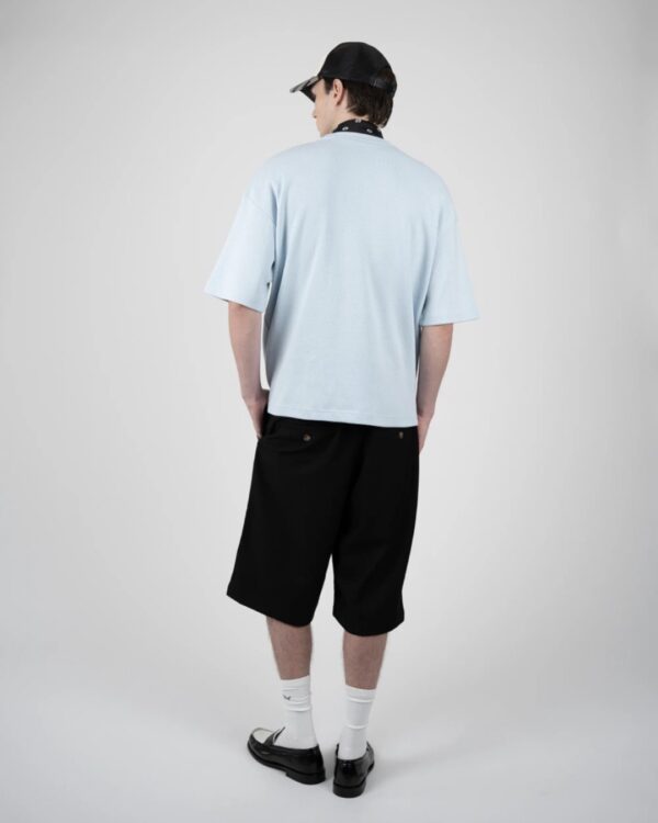 PROHIBITEDBermudas"Newport Pleated Shorts"color negro