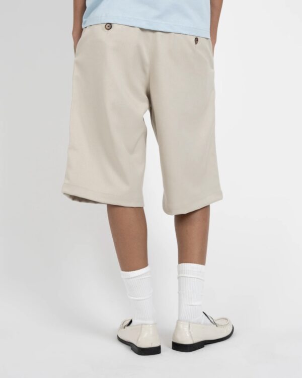 PROHIBITEDBermudas"Newport Pleated Shorts"color crudo