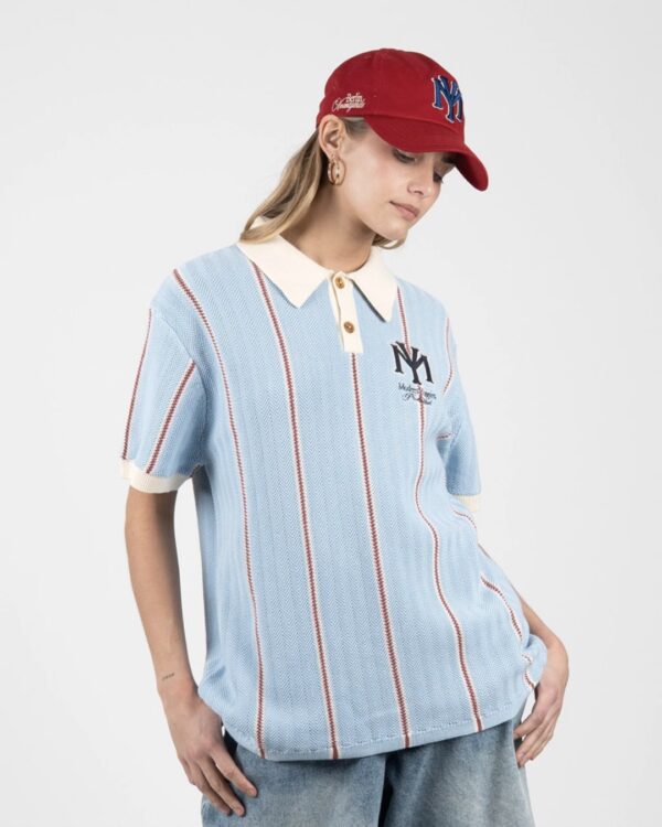 PROHIBITEDPolo"Off Season Knit Polo"color azul