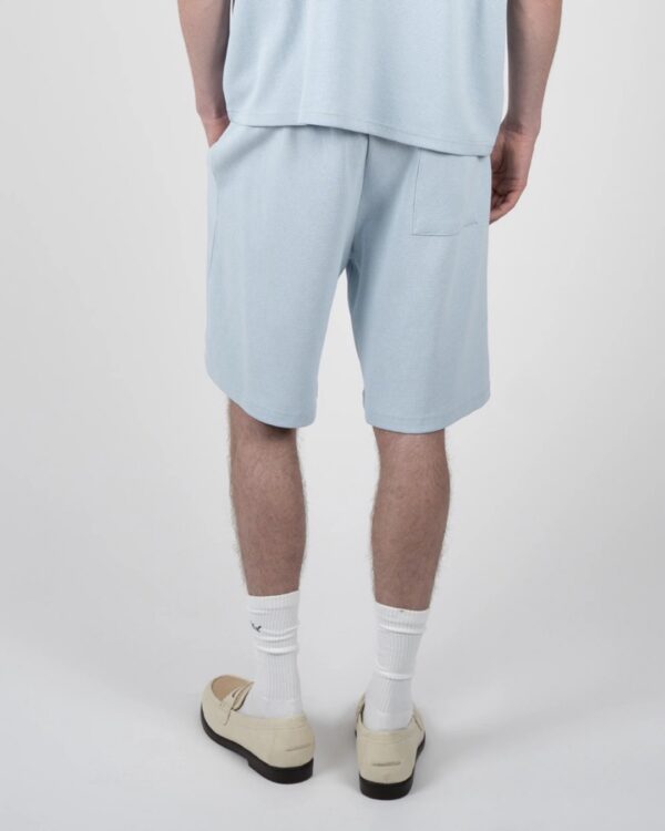 PROHIBITEDBermudas"Seaside Waffle Shorts"color celeste