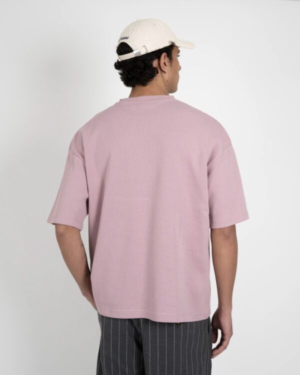 PROHIBITEDCamiseta"Seaside Waffle Tee"color malva
