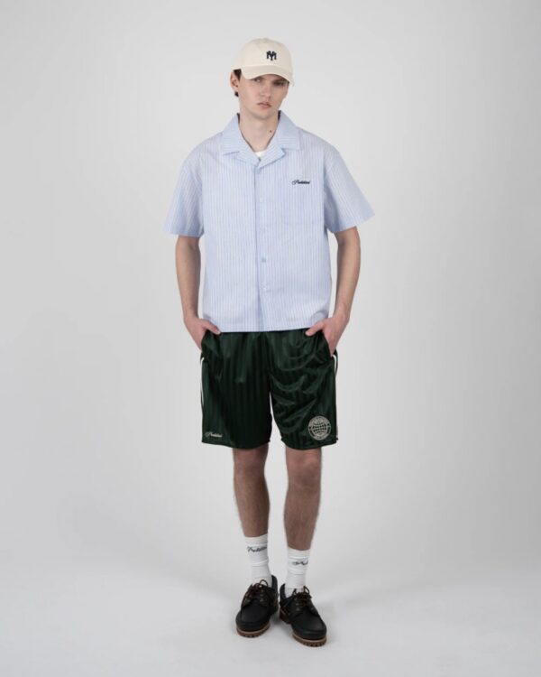 PROHIBITEDCamisa"Vineyard Breeze Shirt"color celeste