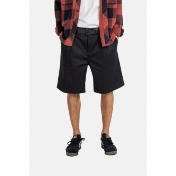 REELLBermuda"Bowie Chino Short PC"color negro