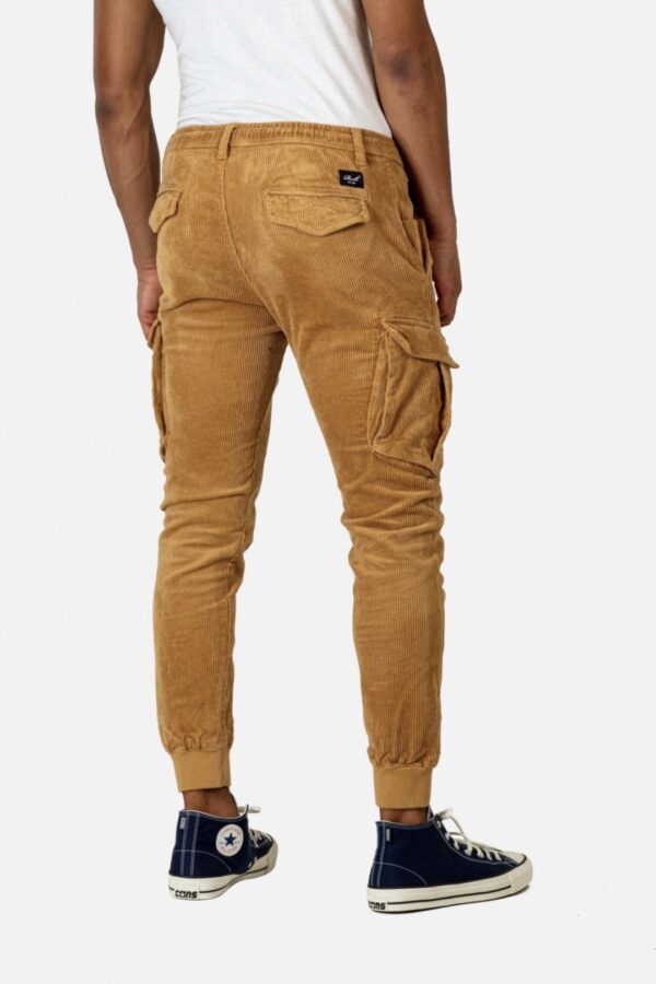 REELL Pantalon pana " Reflex Rib Cargo Cord " color tostado