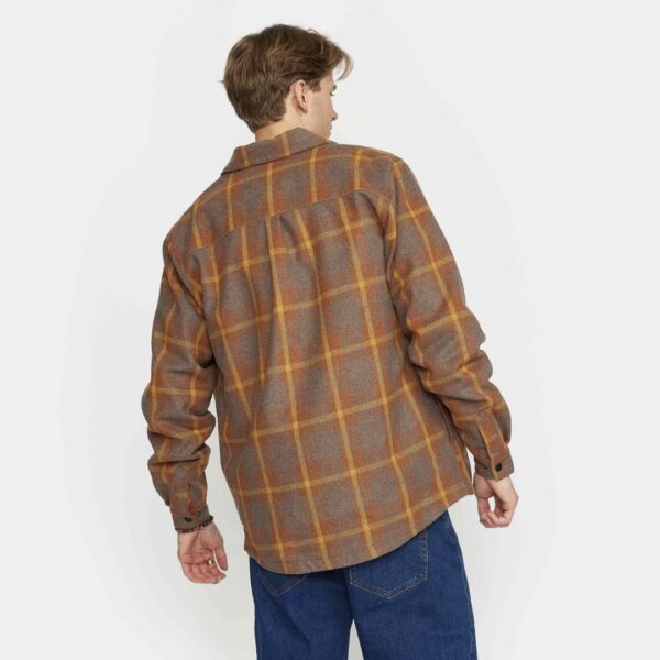 REVOLUTION Sobrecamisa cremallera color marron