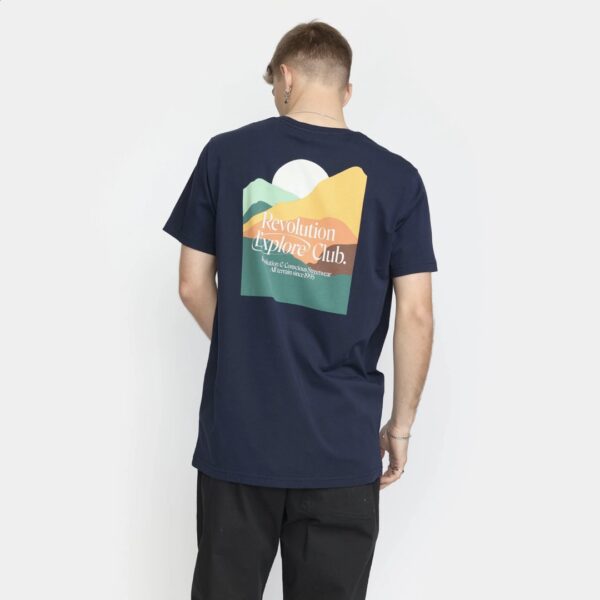 REVOLUTION Camiseta color marino