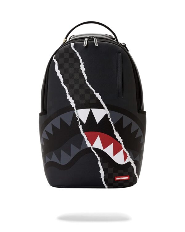 SPRAYGROUNDMochila"CENTER RIP REVEALING GRAY CHECK BACKPACK"