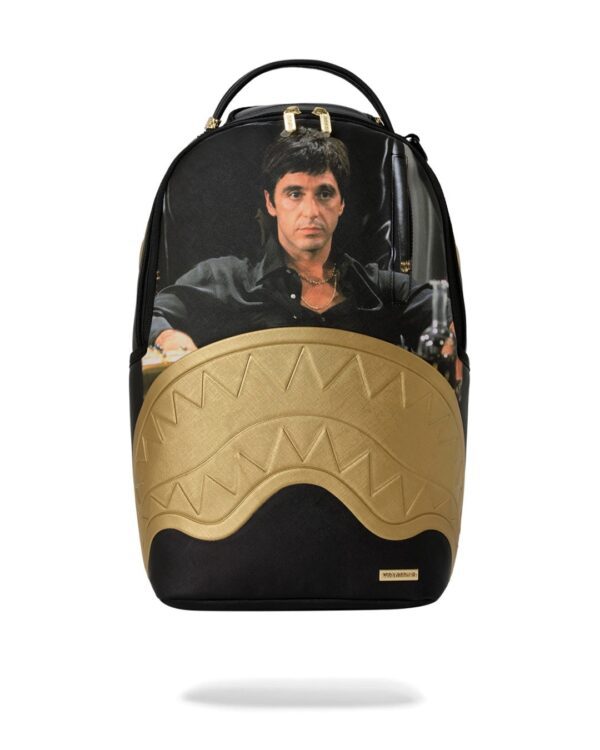 SPRAYGROUNDMochila"SCARFACE GOLD EMBOSSED BACKPACK"