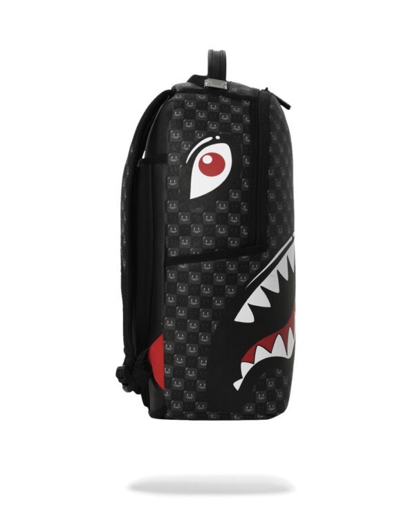 SPRAYGROUNDMochila"SHARKS IN PARIS WTF BUBBLY BLACK CHECK BACKPACK"