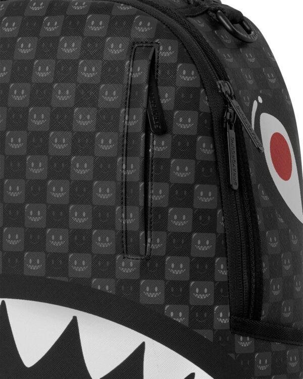 SPRAYGROUNDMochila"SHARKS IN PARIS WTF BUBBLY BLACK CHECK BACKPACK"