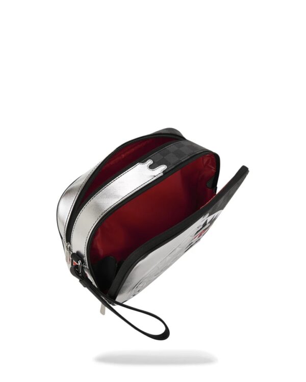 SPRAYGROUNDNeceser"SILVER SIDE DRIP TOILETRY BRICK"