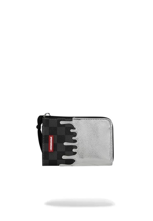 SPRAYGROUNDMonedero"SILVER SIDE DRIP WALLET"