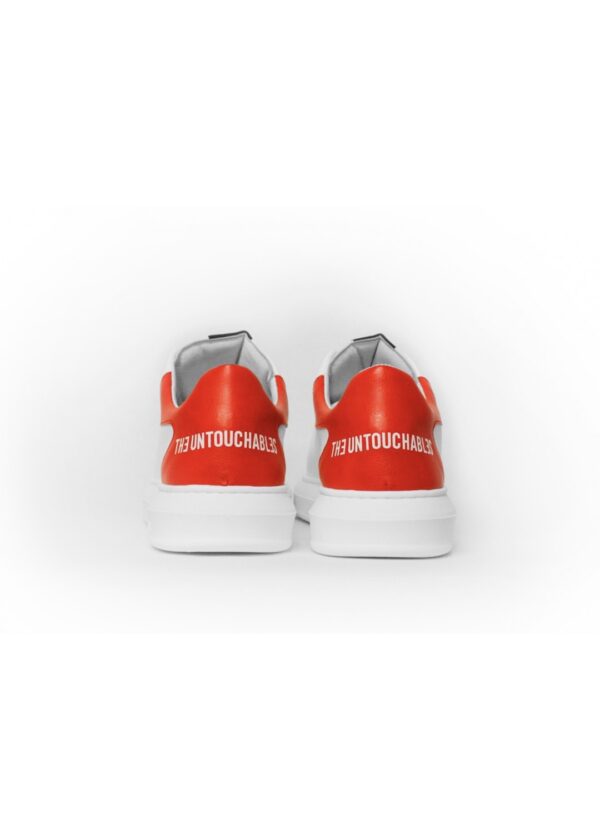 THEUNTOUCHABLES Zapatillas " Tief " color blanco-rojo