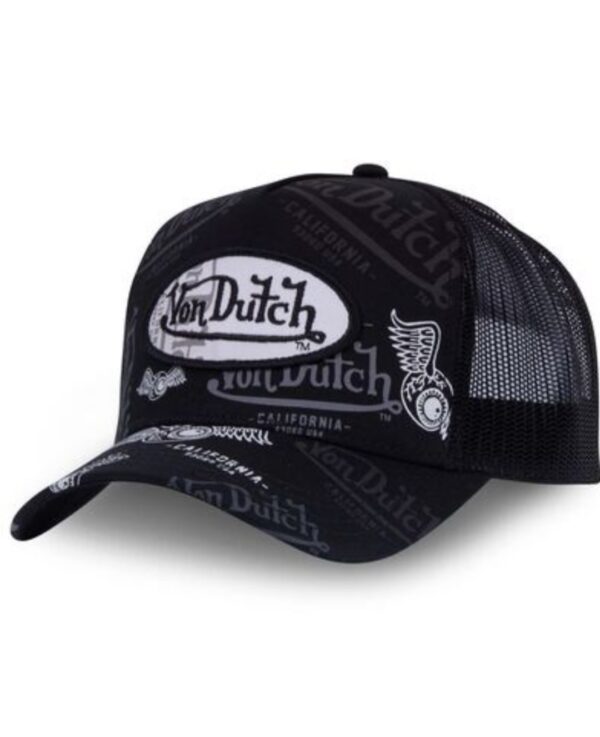 VON DUTCHGorra"VD/1/CT/LE/GRE"color negro