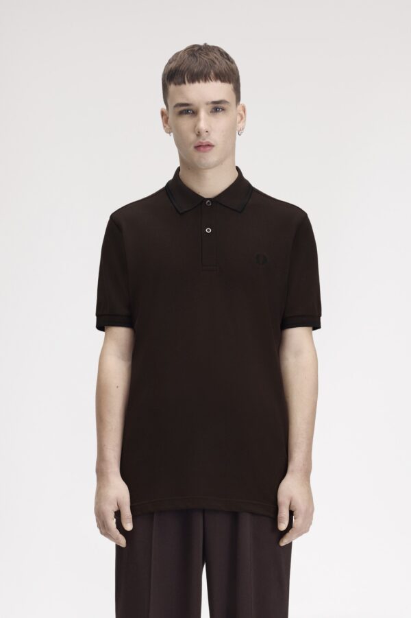 FRED PERRYPolo"TWIN TIPPED FRED PERRY"color marron