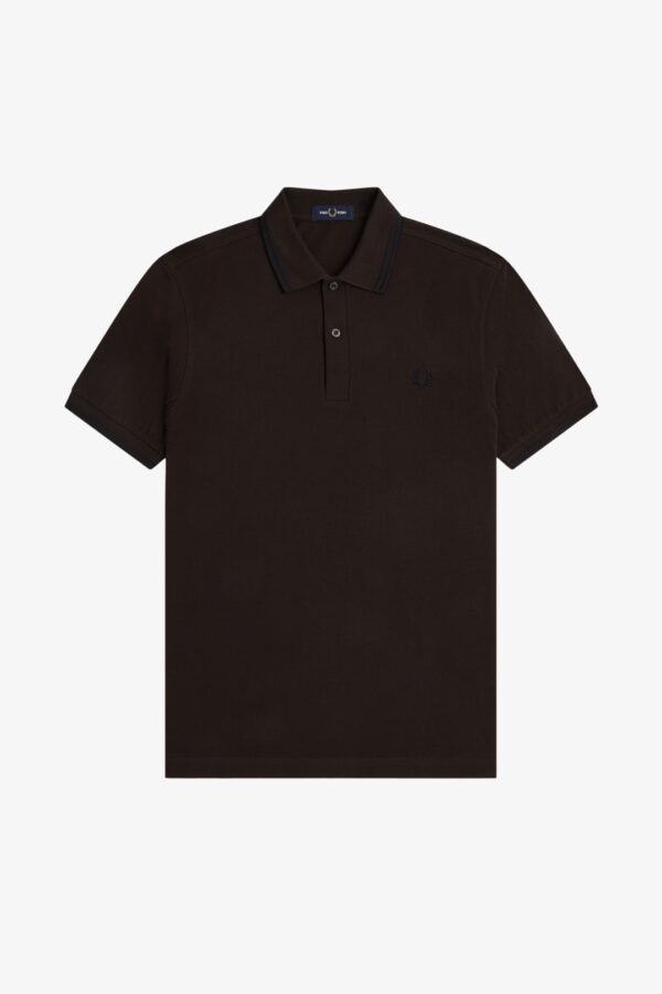 FRED PERRYPolo"TWIN TIPPED FRED PERRY"color marron