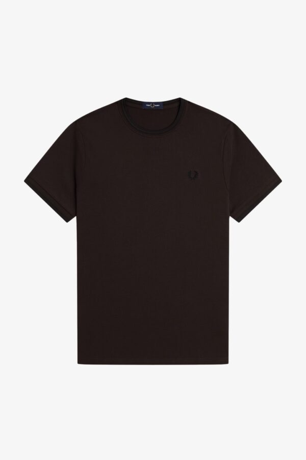 FRED PERRYCamiseta"Twin Tipped"color marron