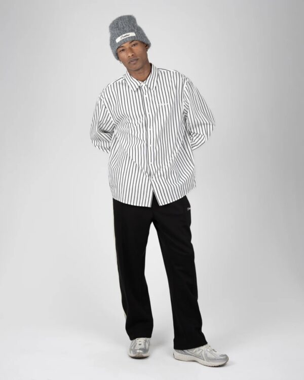 PROHIBITEDCamisa"Reverse Dress Shirt White"color blanco