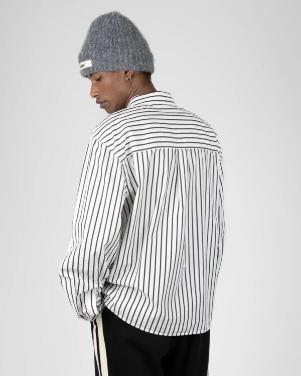 PROHIBITEDCamisa"Reverse Dress Shirt White"color blanco