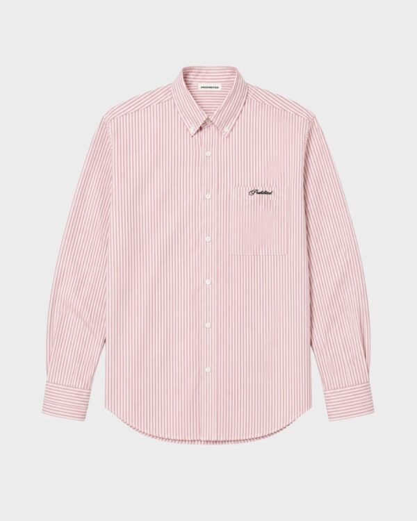 PROHIBITEDCamisa"The Cambridge Button Down Shirt"color rojo