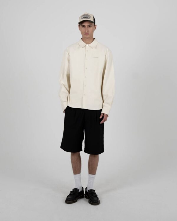 PROHIBITEDCamisa"The Dress Shirt Cream"color crudo
