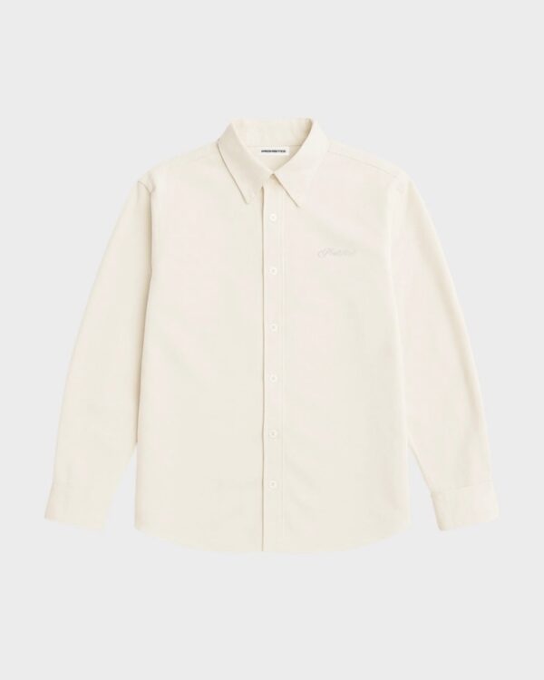 PROHIBITEDCamisa"The Dress Shirt Cream"color crudo