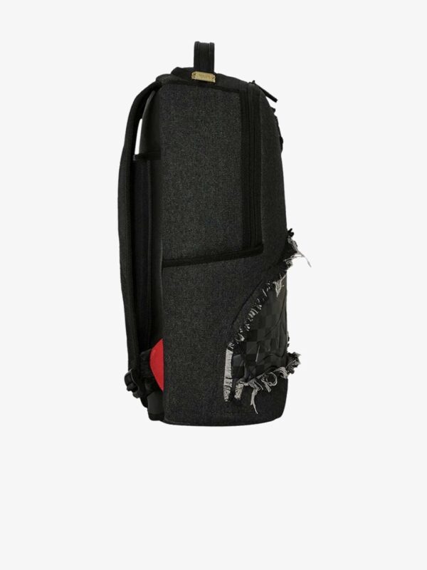 SPRAYGROUNDMochila"BLACK DENIM TEAR SHARK BACKPACK"