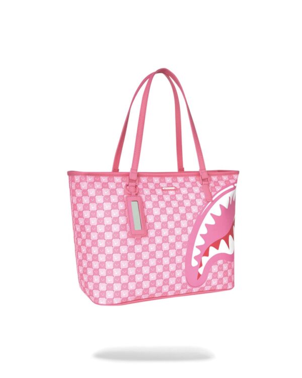 SPRAYGROUNDBolso" PINK NEW CHECK FACES TOTE "