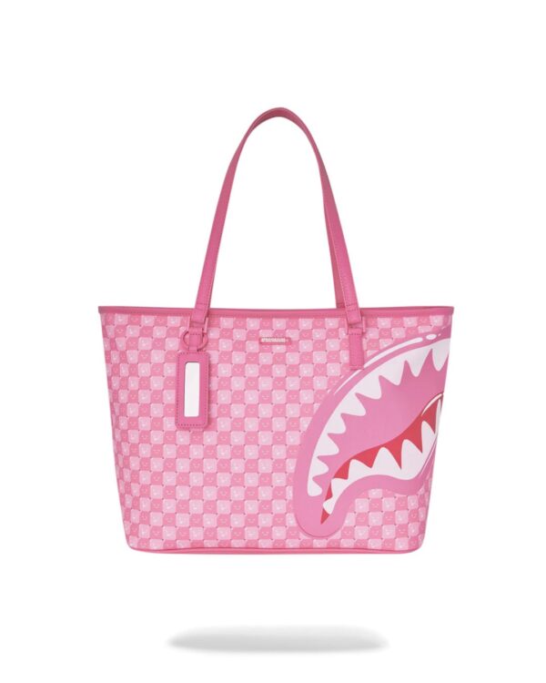 SPRAYGROUNDBolso" PINK NEW CHECK FACES TOTE "