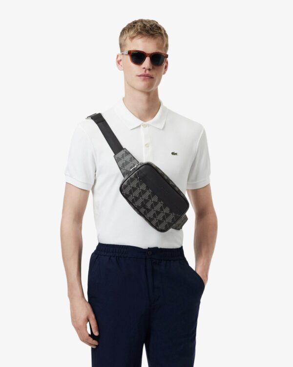 LACOSTERiñonera"The Waist Bag"color negro