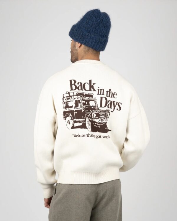 PROHIBITEDJersey"Back In The Days Knit"color crudo