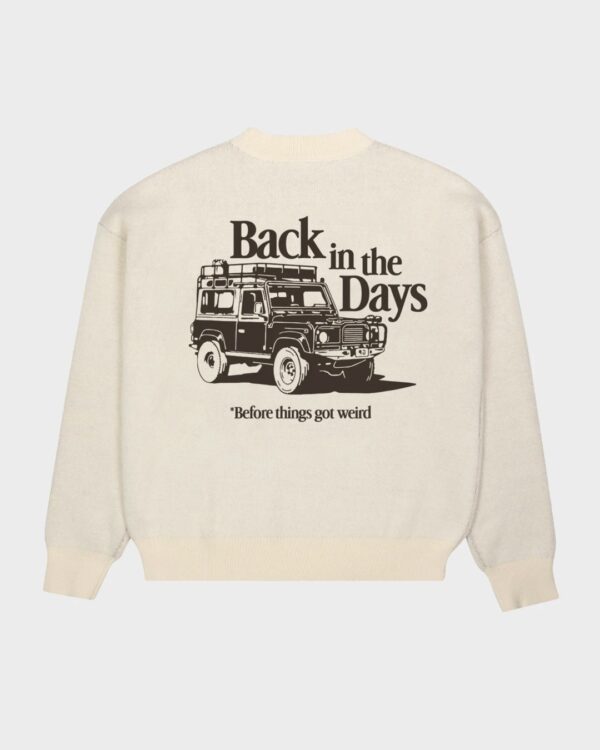 PROHIBITEDJersey"Back In The Days Knit"color crudo